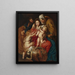Die Heilige Familie mit der heiligen Elisabeth, Johannes dem Täufer und einer Taube - Peter Paul Rubens — gerahmtes Bild an der Wand