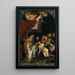 Die letzte Kommunion des heiligen Franziskus von Assisi - Peter Paul Rubens — gerahmtes Bild an der Wand