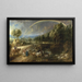 Das Regenbogen-Landschaft - Peter Paul Rubens — gerahmtes Bild an der Wand