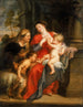 Die Jungfrau mit Kind mit heilige Elisabeth und heiliger Johannes der Täufer - Peter Paul Rubens — Ansicht des Kunstwerks