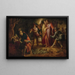 Die Verrat an Christus - Peter Wtewael — gerahmtes Bild an der Wand