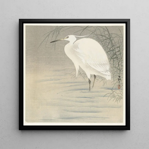Petite aigrette - Ohara Koson