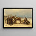 Aux portes - Petr Petrovich Sokolov — gerahmtes Bild an der Wand