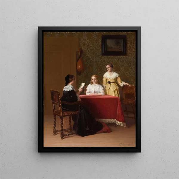Petrus Renier Hubertus Knarren - The Lesson.webp