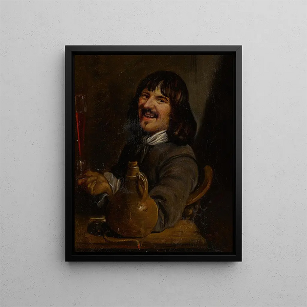 Petrus Staverenus - A man smoking.webp