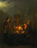 Nachtmarkt am Groenmarkt in Den Haag - Petrus van Schendel — Ansicht des Kunstwerks