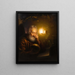 Saint Jérôme - Petrus van Schendel — gerahmtes Bild an der Wand