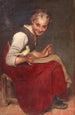 Spiel mit dem Vogel - Philibert Léon Couturier — Ansicht des Kunstwerks