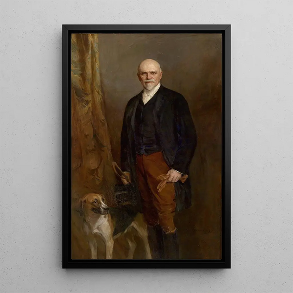 Portrait des Grafen Heinrich Larisch-Mönnich - Philip Alexius de László — gerahmtes Bild an der Wand