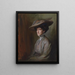Frau Herbert Asquith, später Countess of Oxford und d'Asquith - Philip Alexius de László — gerahmtes Bild an der Wand