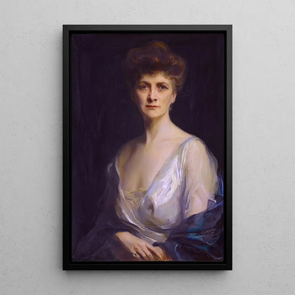 Mme John W Davis née Ellen G Bassel - Philip Alexius de László — gerahmtes Bild an der Wand