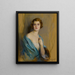 Mme William Burden A. M. geborene Margaret Livingston Partridge - Philip Alexius de László — gerahmtes Bild an der Wand