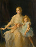 Portrait von Mme Claude Leigh und Mlle Virginia Leigh - Philip Alexius de László — Ansicht des Kunstwerks
