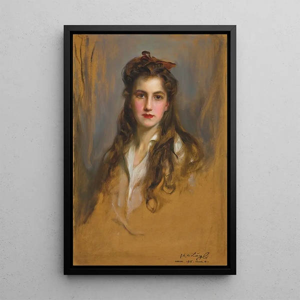 Portrait der Prinzessin Nina Georgievna 1901-1974 - Philip Alexius de László — gerahmtes Bild an der Wand