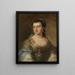 Portrait von Marie-Thérèse Borrekens - Philip Joseph Tassaert — gerahmtes Bild an der Wand