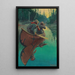 Jäger in Kanus - Philip R Goodwin — gerahmtes Bild an der Wand
