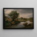 Harponnage de la Loutre - Philip Reinagle — gerahmtes Bild an der Wand