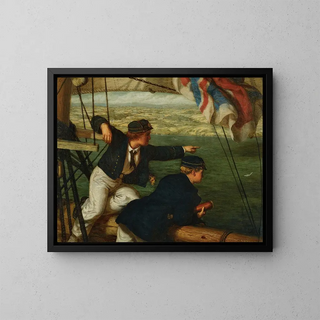 Erde in Sicht - Philip Richard Morris — gerahmtes Bild an der Wand