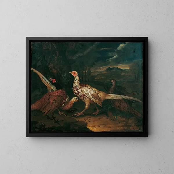 Fasan - Philipp Ferdinand de Hamilton — gerahmtes Bild an der Wand