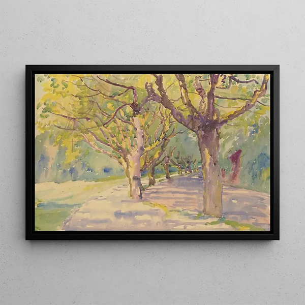 Philipp Franck - Avenue of plane trees.webp