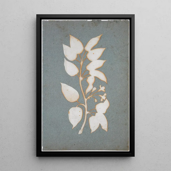 Zweig der Blumen - Philipp Otto Runge — gerahmtes Bild an der Wand
