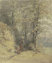 Ein Teil des Weges durch die Eichen unterhalb des Philosophenwegs im Tal bei Kronberg - Philipp Rumpf — Ansicht des Kunstwerks