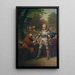 Szene von Götz von Berlichingen von Goethe - Philipp von Foltz — gerahmtes Bild an der Wand