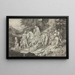 Der Graf von Habsburg - Philipp von Foltz — gerahmtes Bild an der Wand
