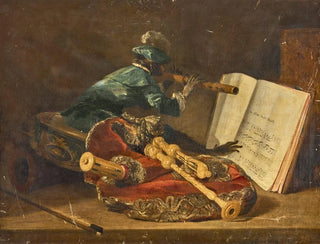 Philippe Rousseau - Le singe musicien The monkey musician.webp