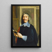 Ein Chevin de Paris - Philippe de Champaigne — gerahmtes Bild an der Wand