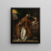 Saint Augustin - Philippe de Champaigne — gerahmtes Bild an der Wand