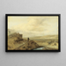 Cavalier dans les dunes - Philips Wouwerman — gerahmtes Bild an der Wand
