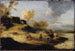 Dünen aus Sand mit Figuren - Philips Wouwerman — Ansicht des Kunstwerks