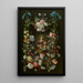 Sainte Dorothée entourée d'une guirlande de fleurs - Philips de Marlier — gerahmtes Bild an der Wand