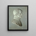 Portrait de Bonaparte 1769-1821 en erster Konsul - Piat Joseph Sauvage — gerahmtes Bild an der Wand