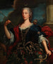 Portrait einer Dame in Diana - Schule Piemontesische — Ansicht des Kunstwerks