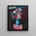 Blumenvasen - Piero Marussig — gerahmtes Bild an der Wand