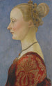 Portrait einer Frau - Piero del Pollaiolo — Ansicht des Kunstwerks