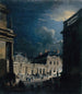 Die Place du Palais-Royal im Mondschein - Pierre-Antoine Demachy — Ansicht des Kunstwerks