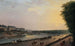 Die Seine an der Grenouillère Ansicht vom Wasserufer der Terrasse der Tuileries - Pierre-Antoine Demachy — Ansicht des Kunstwerks
