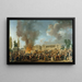 Die Feier der Einheit und der Vereinigung auf dem Platz der Revolution - Pierre-Antoine Demachy — gerahmtes Bild an der Wand