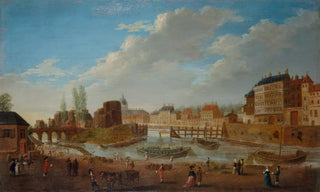 PierreAntoine Demachy - Lle Louviers et la Pointe de lle SaintLouis vues du port SaintPaul port des Celestins.webp