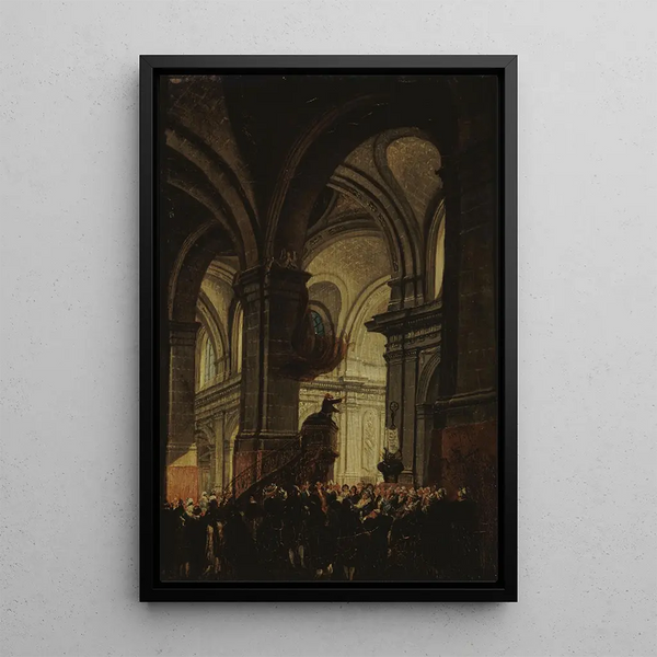 PierreAntoine Demachy - Sermon dun capucin dans lglise SaintRoch (Case Conflict).webp