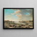 Vue de Paris prise de la place Dauphine - Pierre-Antoine Demachy — gerahmtes Bild an der Wand