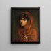 Portrait eines Mädchens - Pierre-Auguste Cot — gerahmtes Bild an der Wand