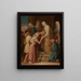 Sainte Geneviève distribuant le pain aux pauvres - Pierre-Auguste Pichon — gerahmtes Bild an der Wand