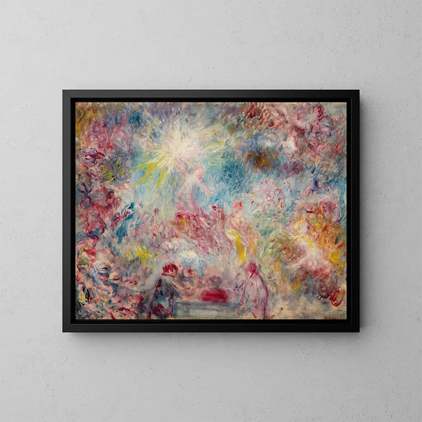Allegorie der Rose - Pierre-Auguste Renoir — gerahmtes Bild an der Wand