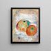 Äpfel Pommes - Pierre-Auguste Renoir — gerahmtes Bild an der Wand