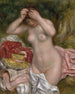 Badende, die ihre Haare ordnet - Pierre-Auguste Renoir — Ansicht des Kunstwerks