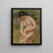Badende beim Trocknen - Pierre-Auguste Renoir — gerahmtes Bild an der Wand